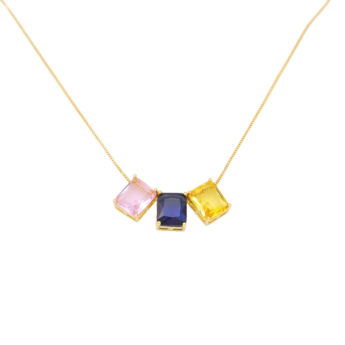 Coalr 3 Pedas Carrês XYN101147 necklace