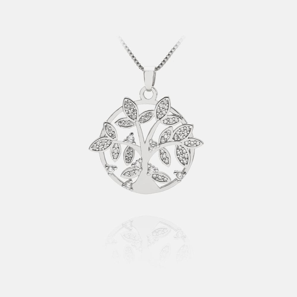 Colar de círculo de árvore-XYP100785