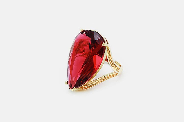 Anel Escarlate XYR100205