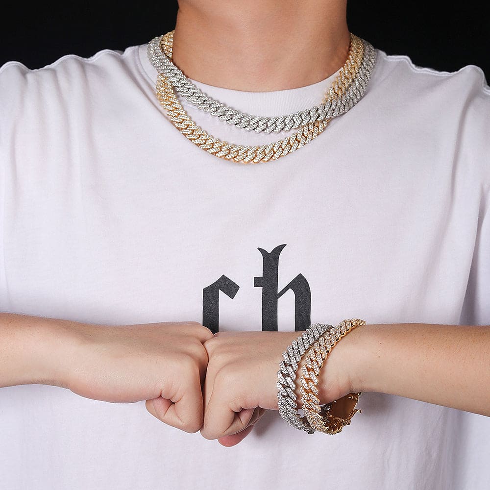 Colar ICE Cravejado Com Zircônia 5A A0033 necklace VENDIDO SEPARADAMENTE