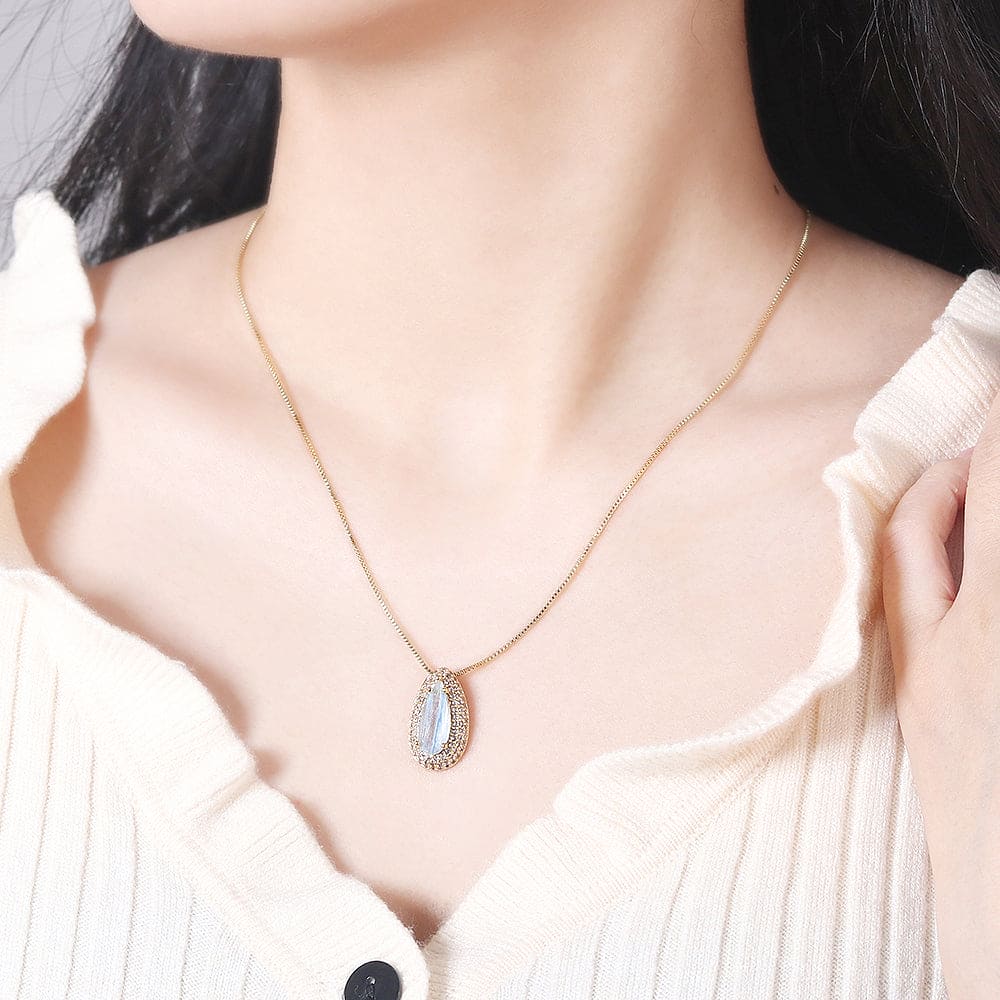 Colar Gota Charme XYP100980 pendant+chain