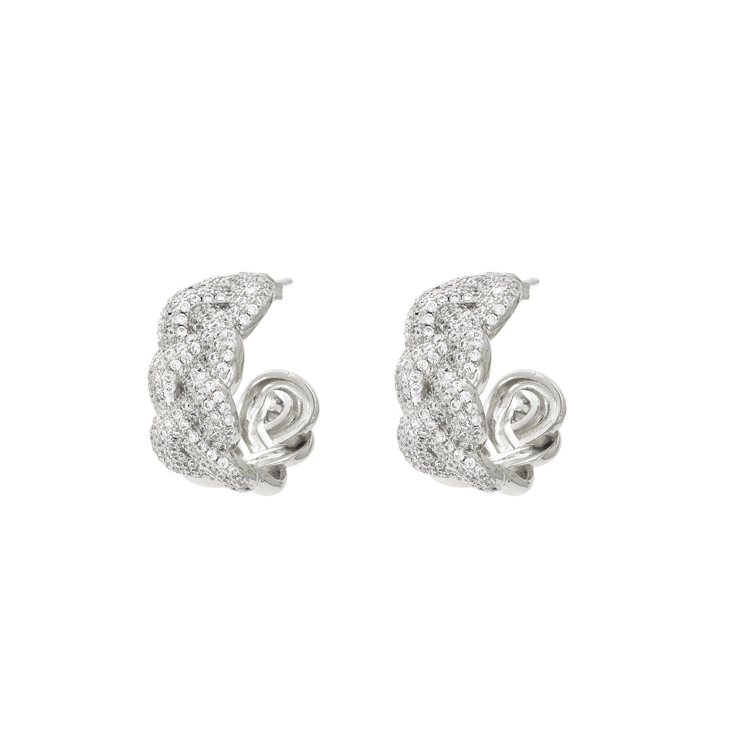 DESC- Meia Argola Trança XYE103230 earring