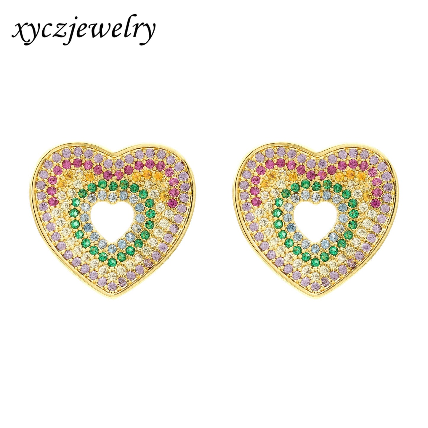 Brinco Coração Luxo XYS101128