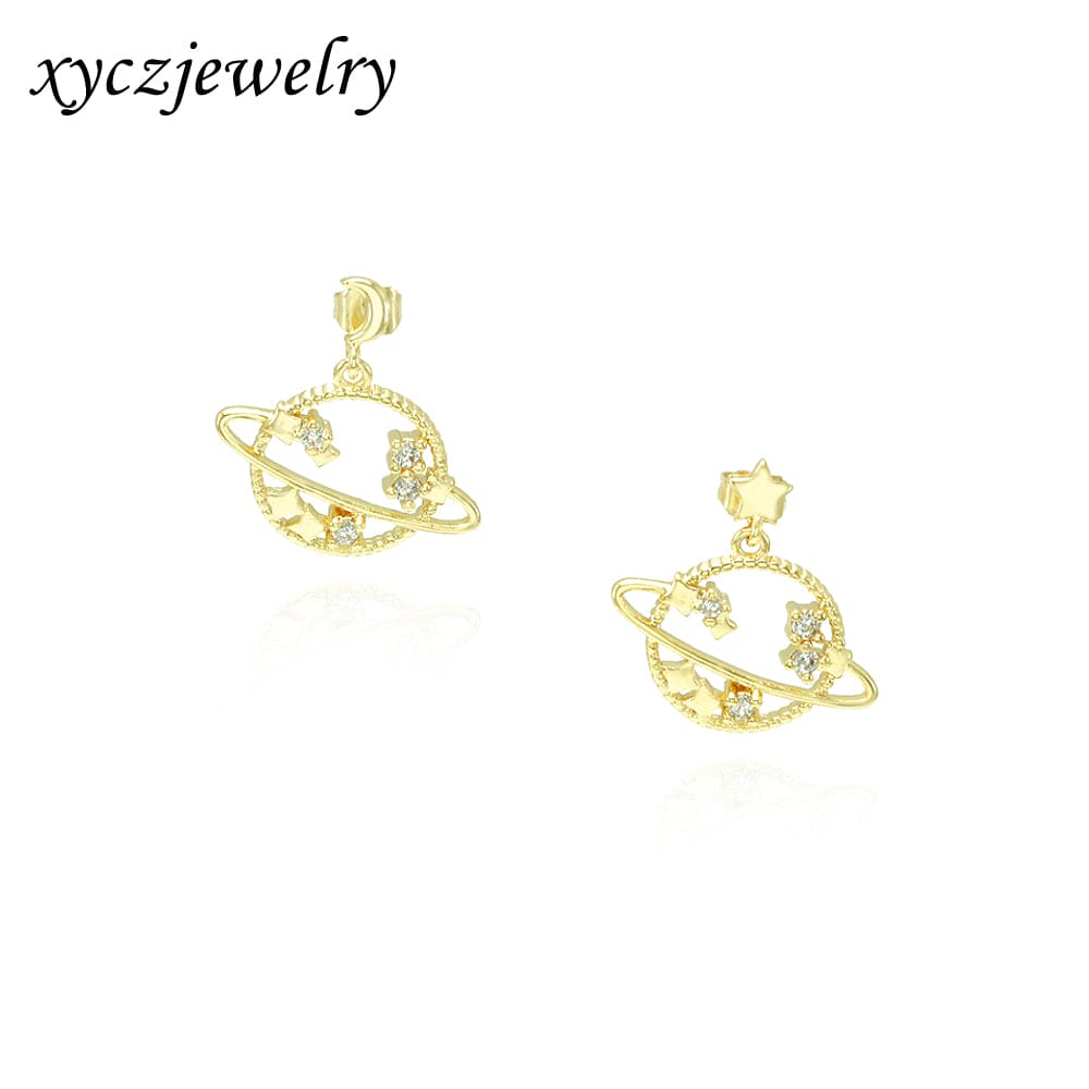 Brinco estrela e lua em Saturno XYE104215