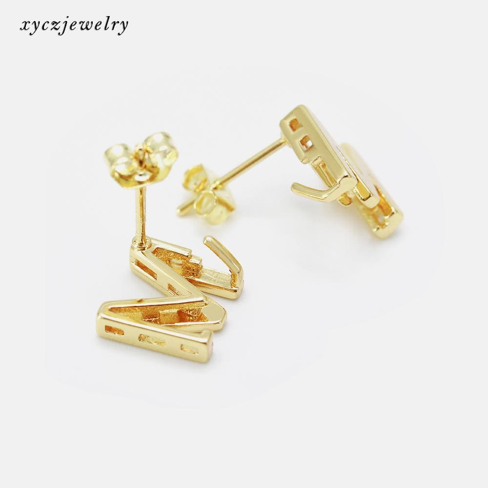 Brinco Iniciais A a Z liso XYEJ100464 VENDIDO SEPARADAMENTE