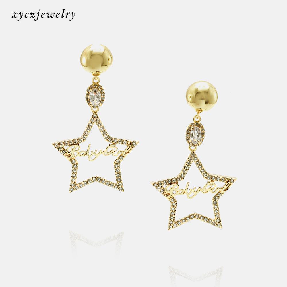 Brinco Estrela "Baby girl" XYE103610