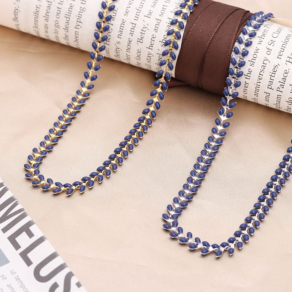 Chocker Folhas Esmaltada XYN101046