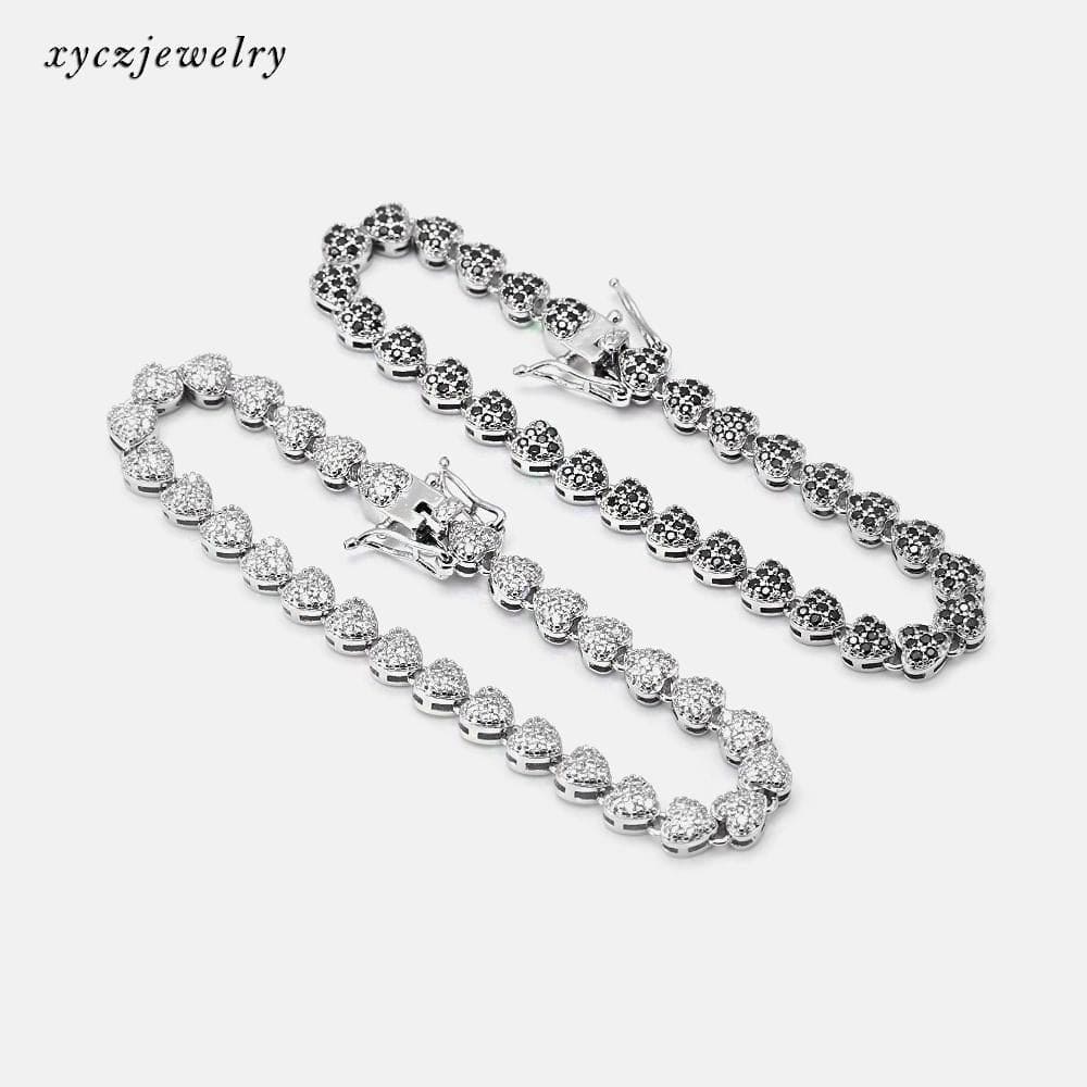 Pulseira sequência de corações XYH100604 手链