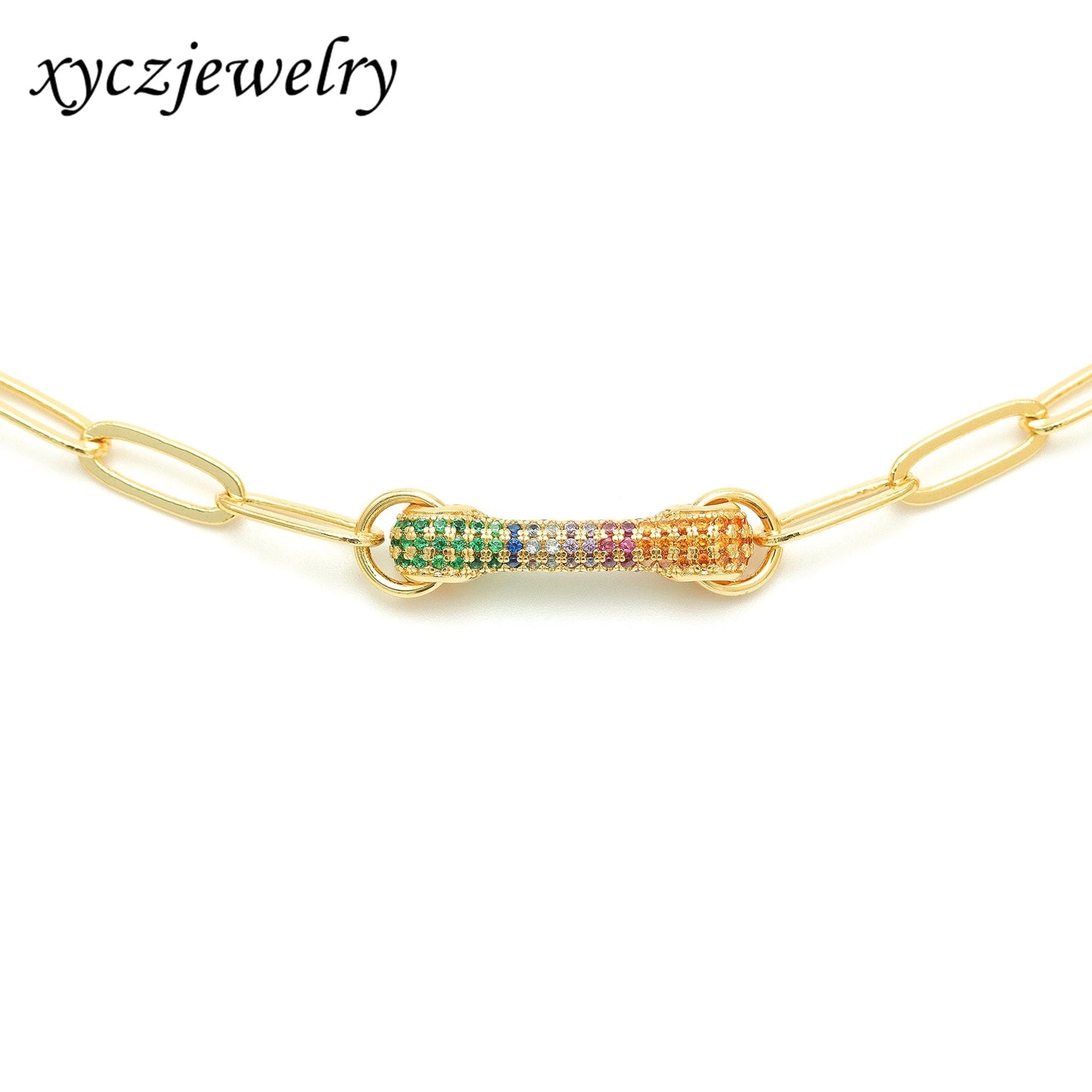 Colar Trava Colorida XYN101081 necklace