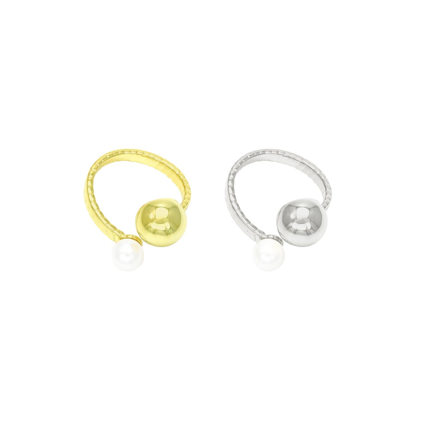 Anel Pérola & Esfera XYR103515
