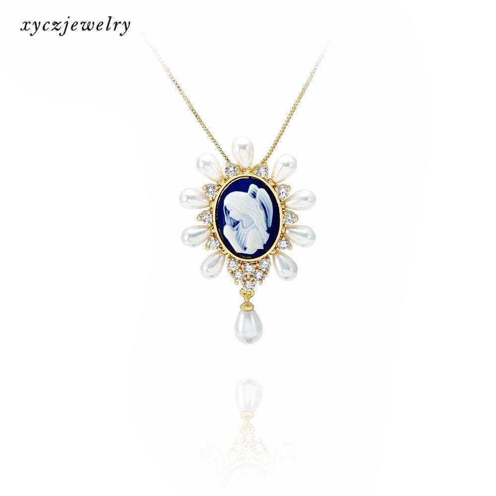 Colar espelho mágico XYN100365 吊坠+链条