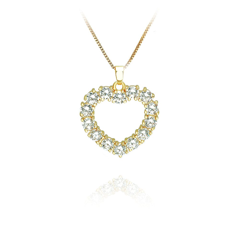 Colar Coração Guirlanda XYN100878