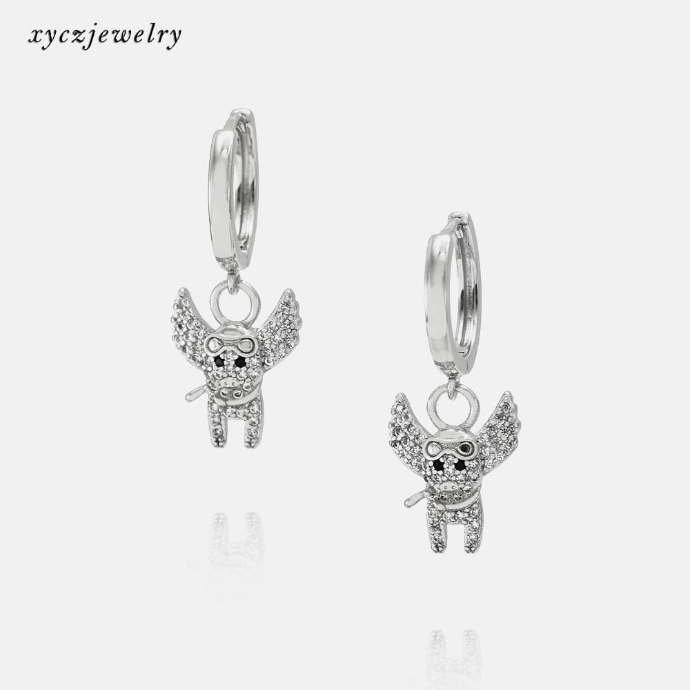 DESC-Brinco Argolinha Porquinhos XYE103650