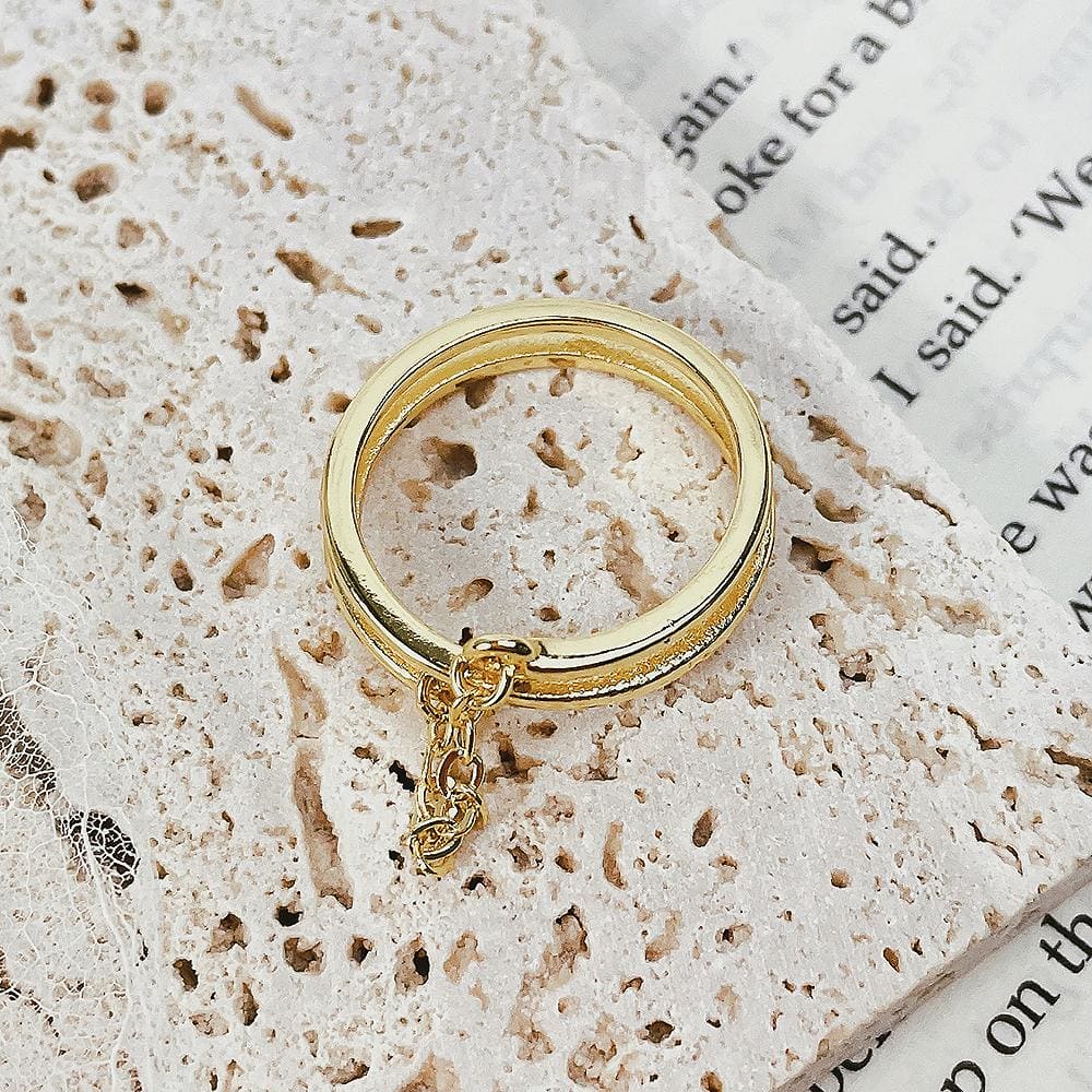 Anel Com Correntinha no atacado