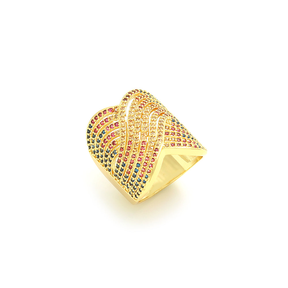 Anel Linhas Trançadas XYS100435 ring