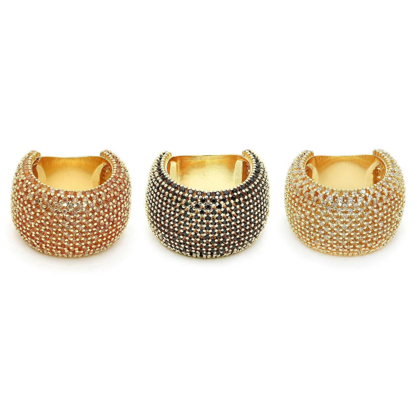 Anel Cravação Pave XYR102411 RING