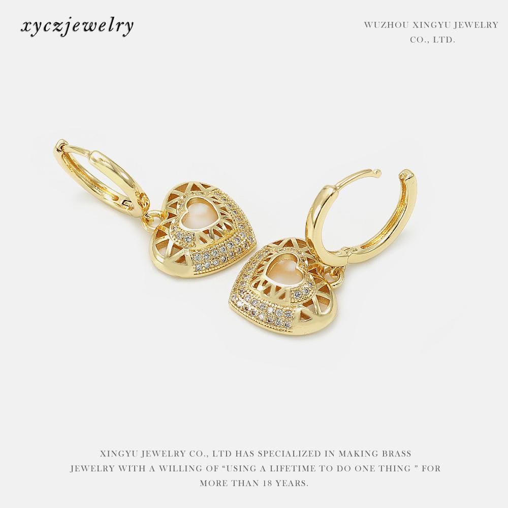 Brincos Coração XYS100975 VENDIDO SEPARADAMENTE