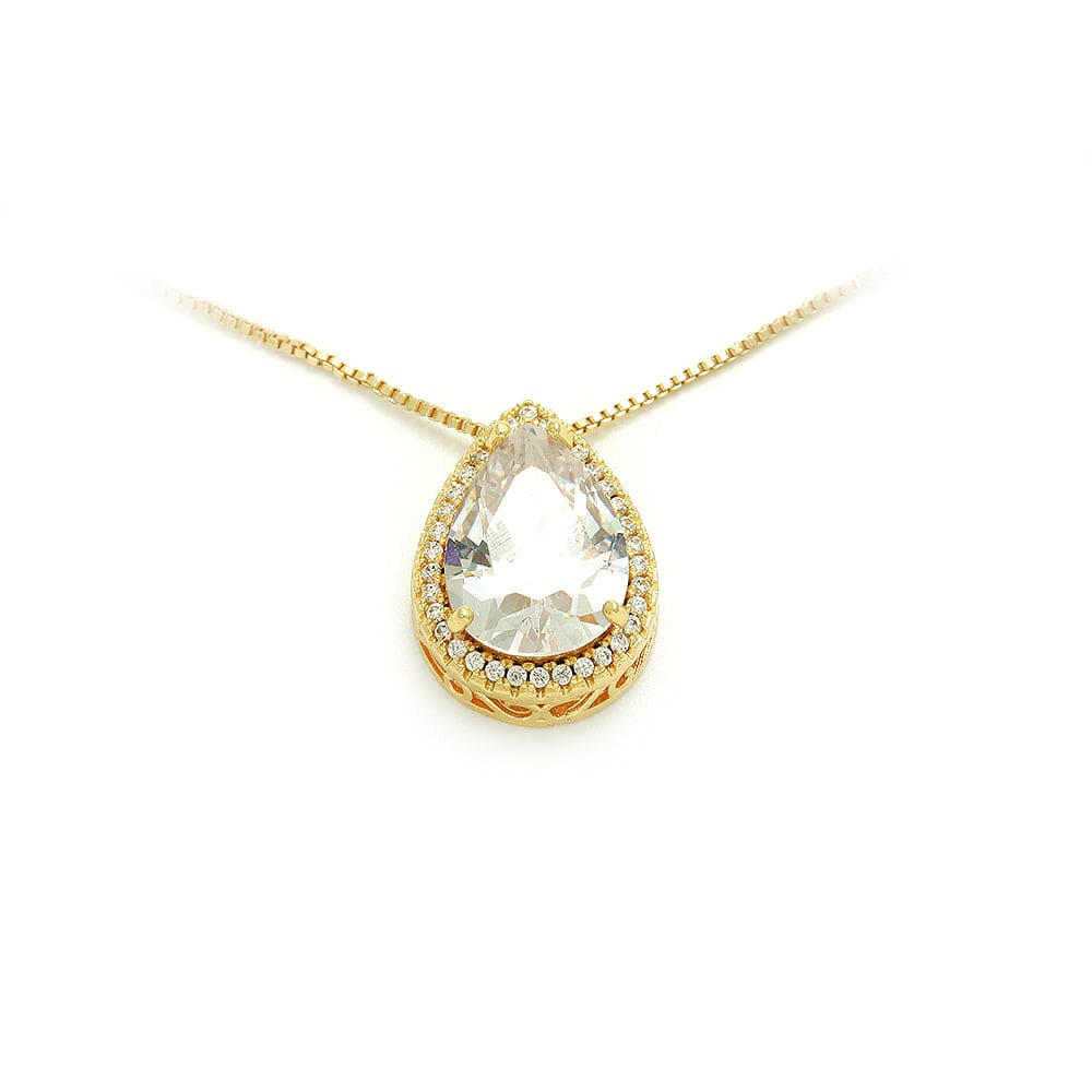 Colar Gota Cristal XYS100616