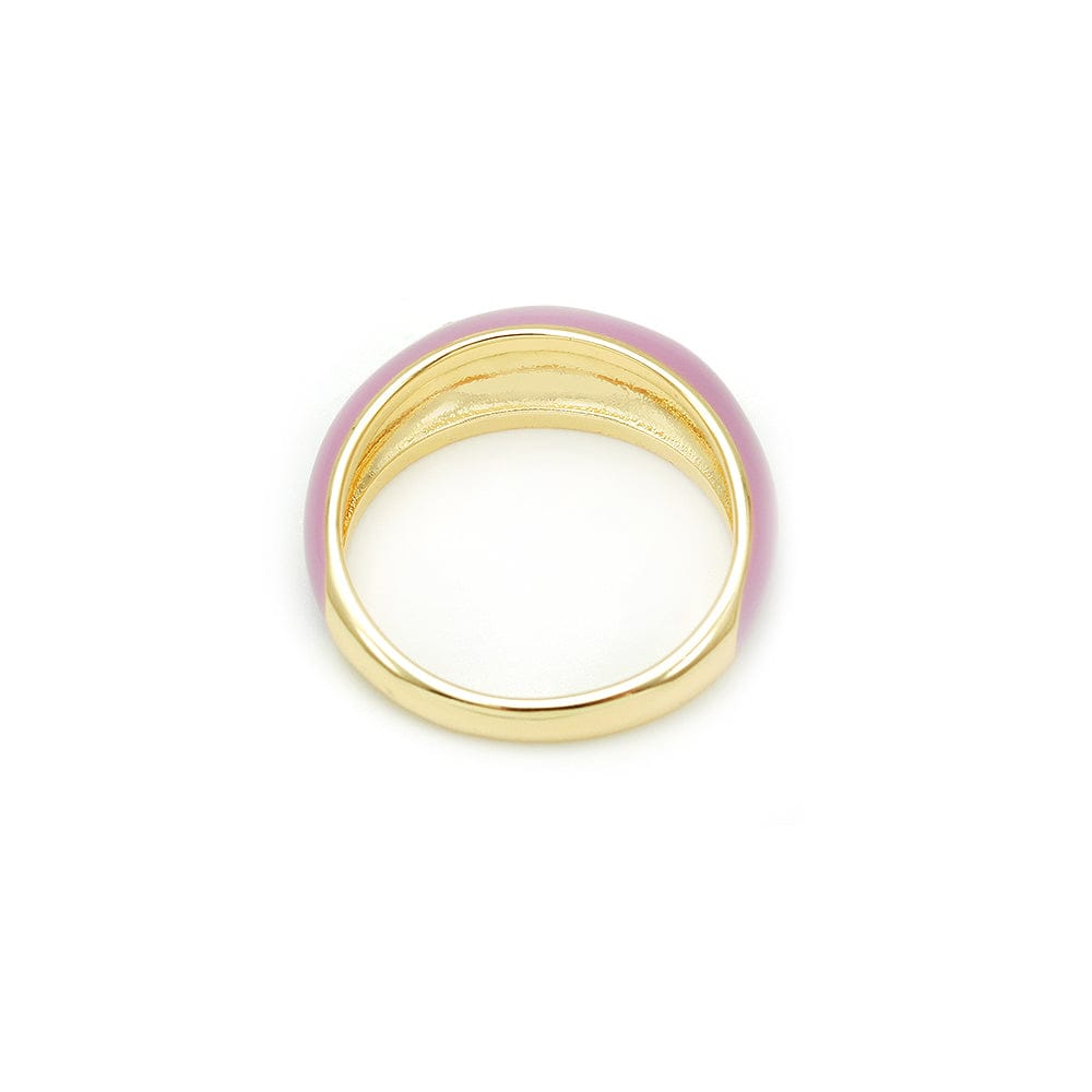 Anel coração com resina no atacado