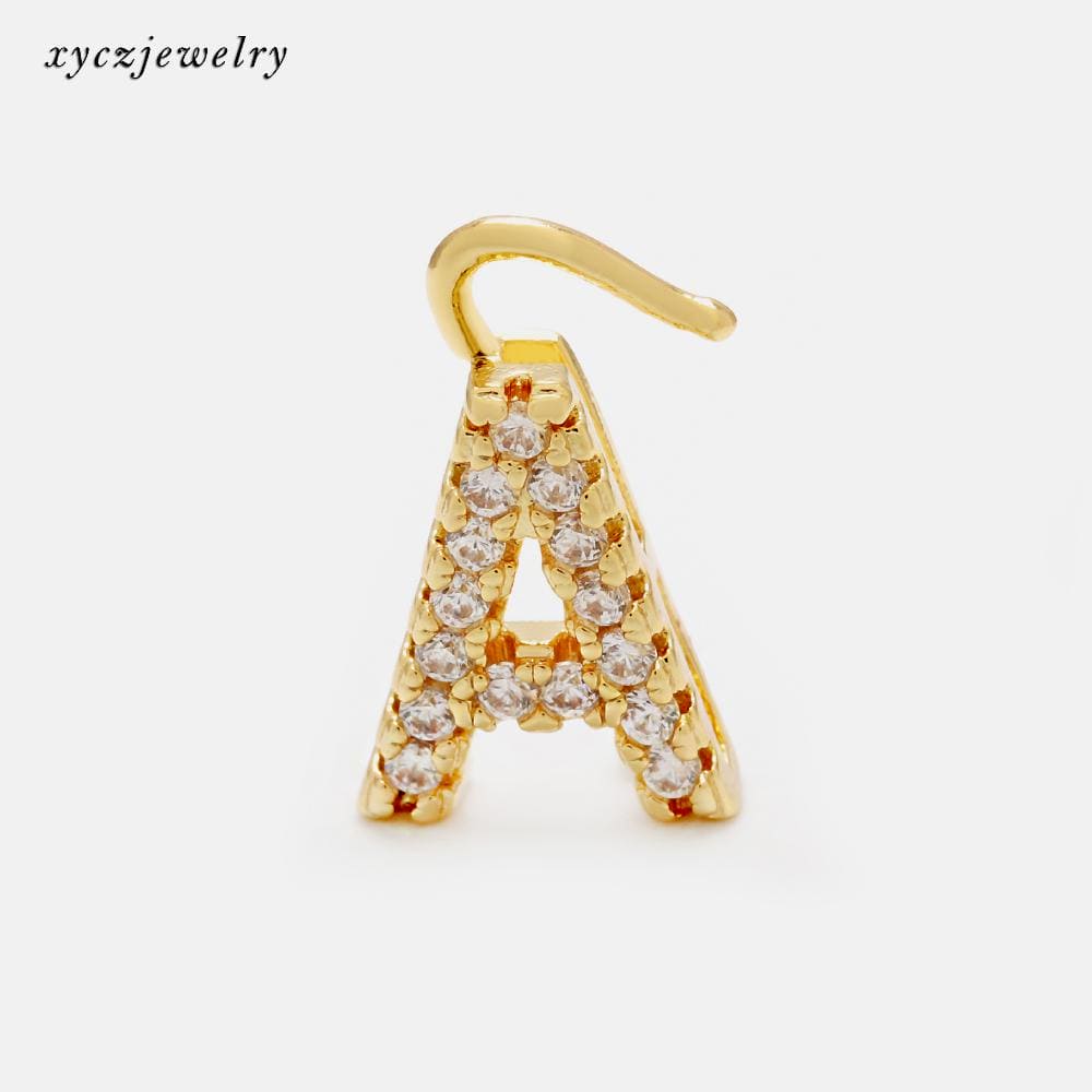 DIY Pingente letra inicial cravejado XYPJ100459 VENDIDO SEPARADAMENTE