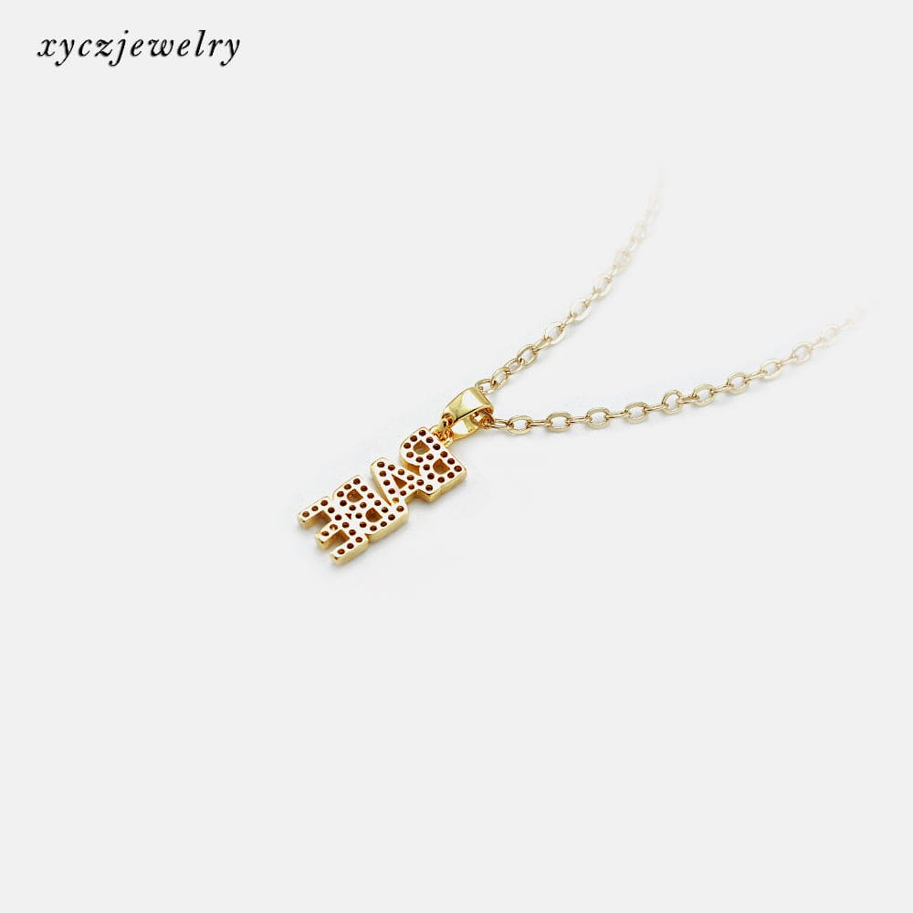 Berloque/Pingente BABE Cravejado XYPJ100361