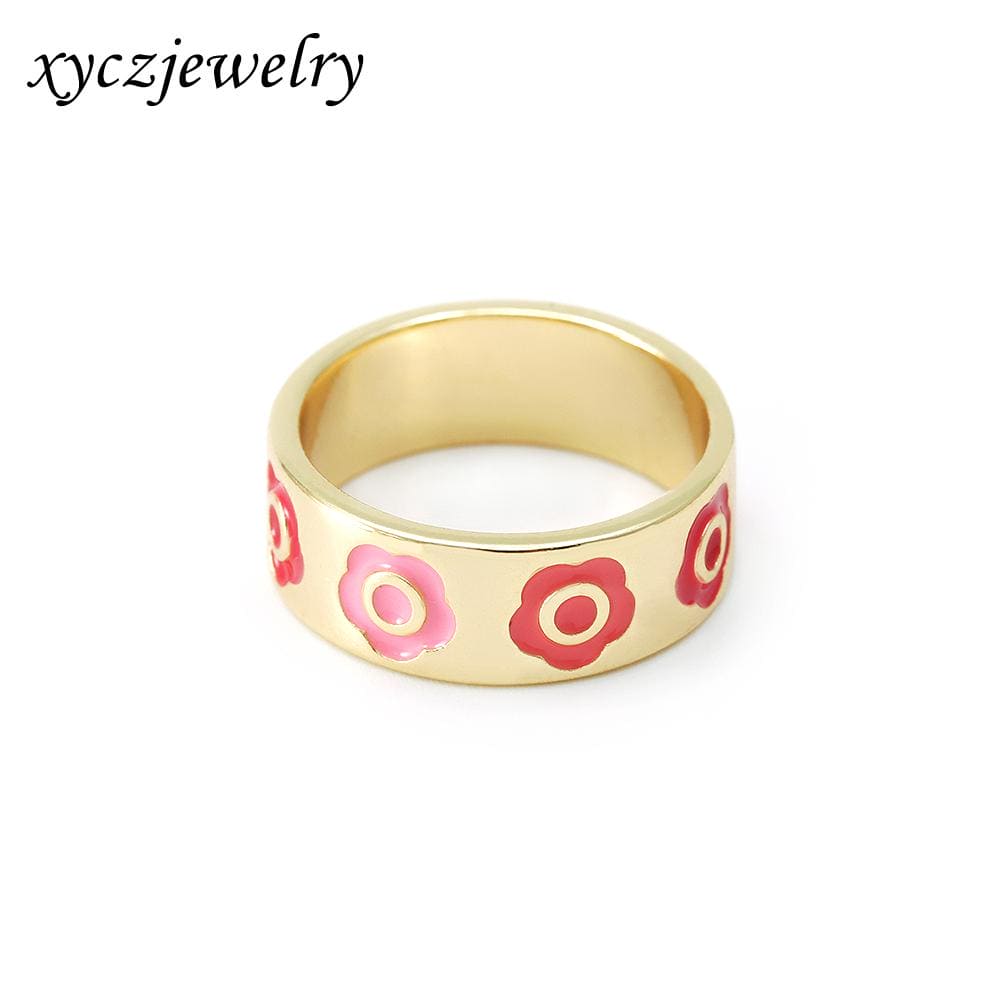 Anel Flores Resina XYR103323