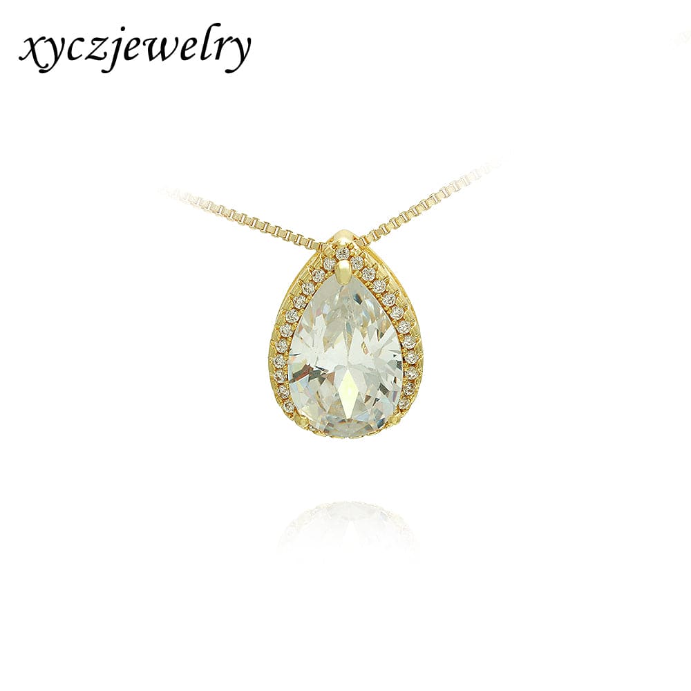 Colar Gota Cristal XYS100616