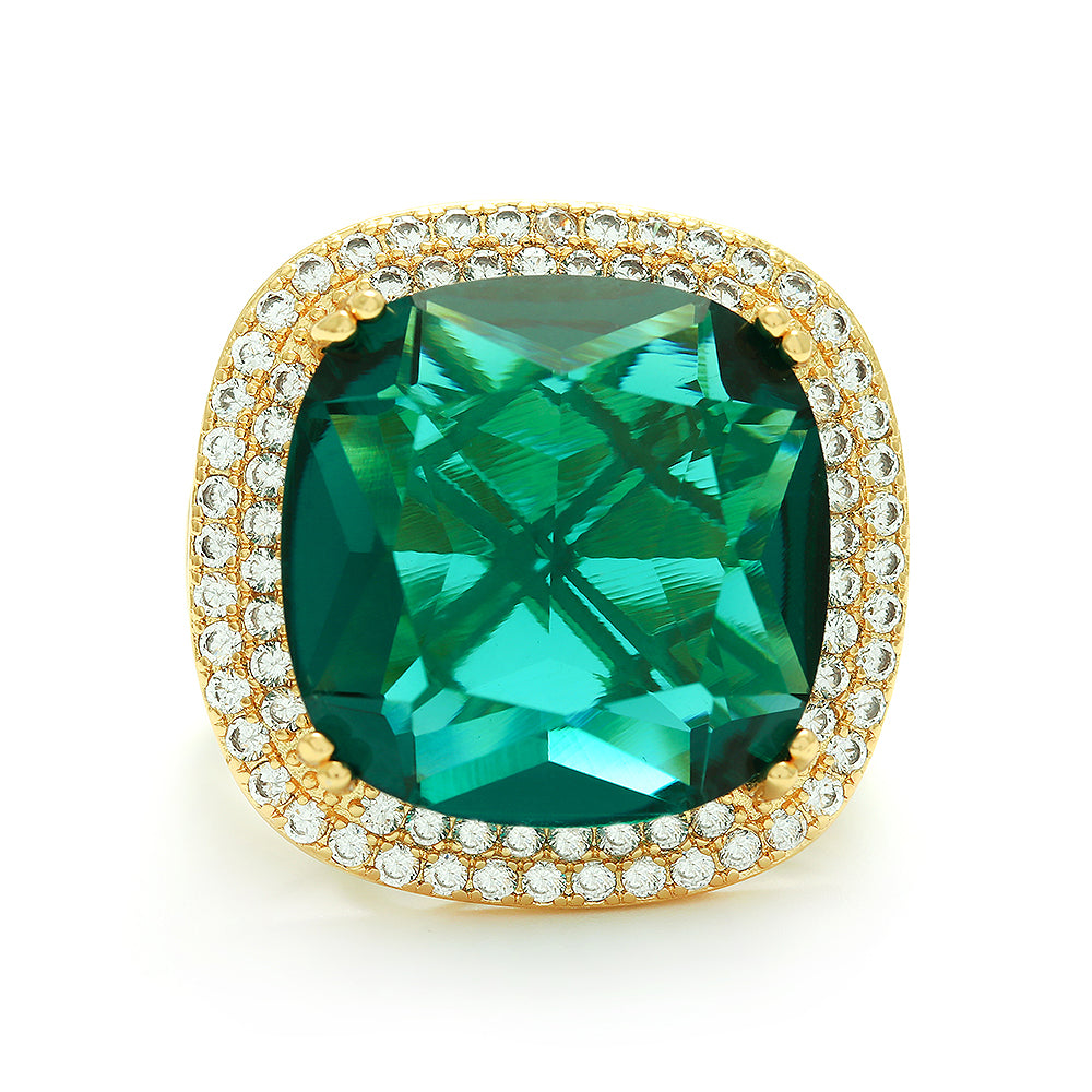 Anel Quadrado Rainha XYR101537 ring