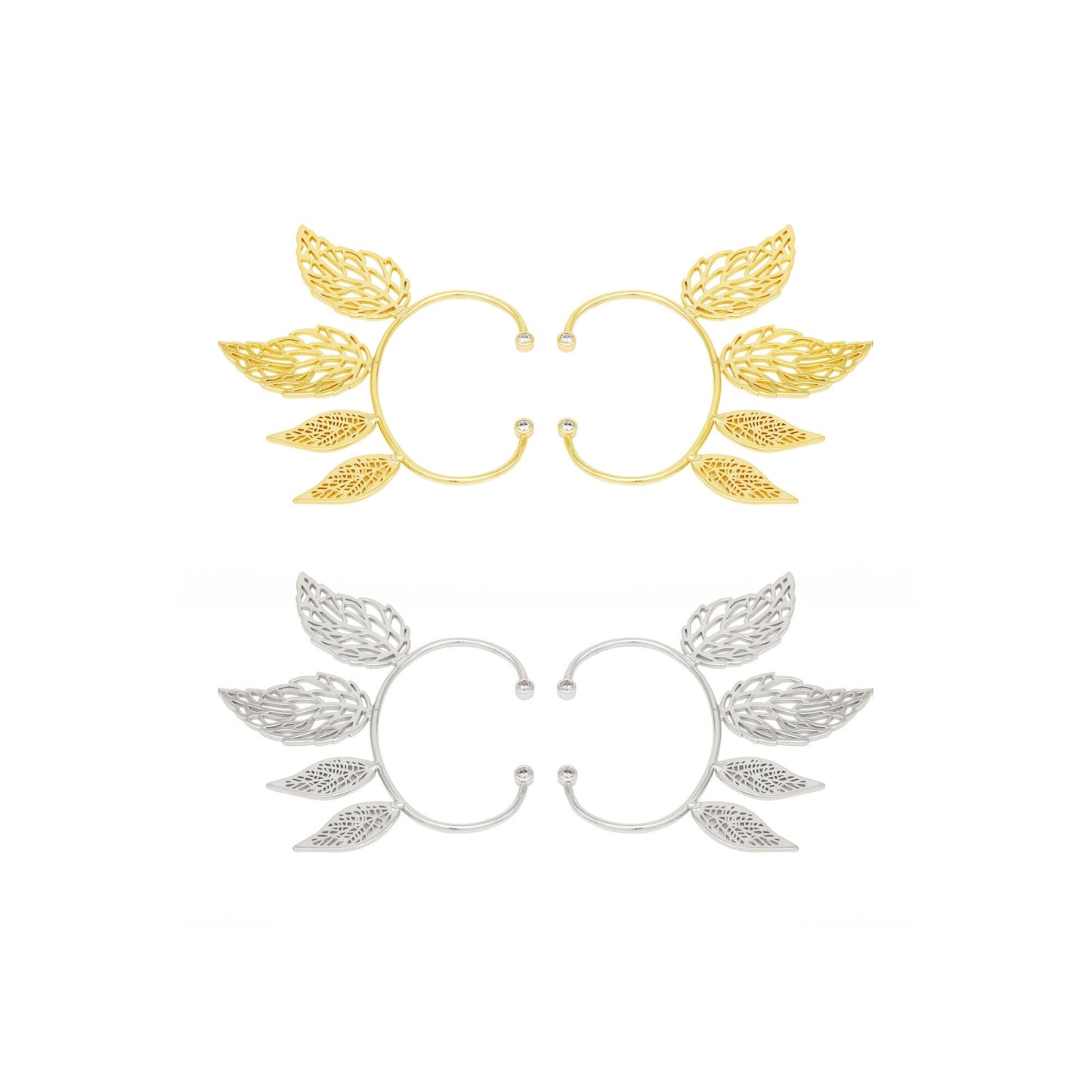 DESC-Ear Hook Folhas XYE104584 earring