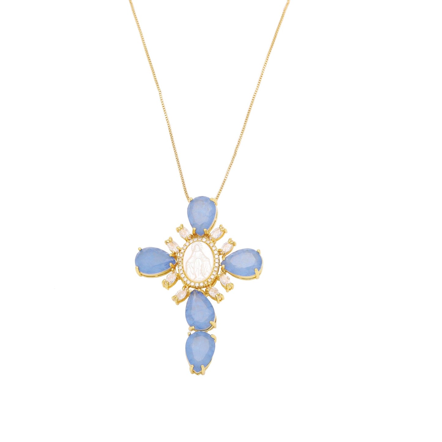 Colar N. Senhora e Cruz Fusion XYP101379