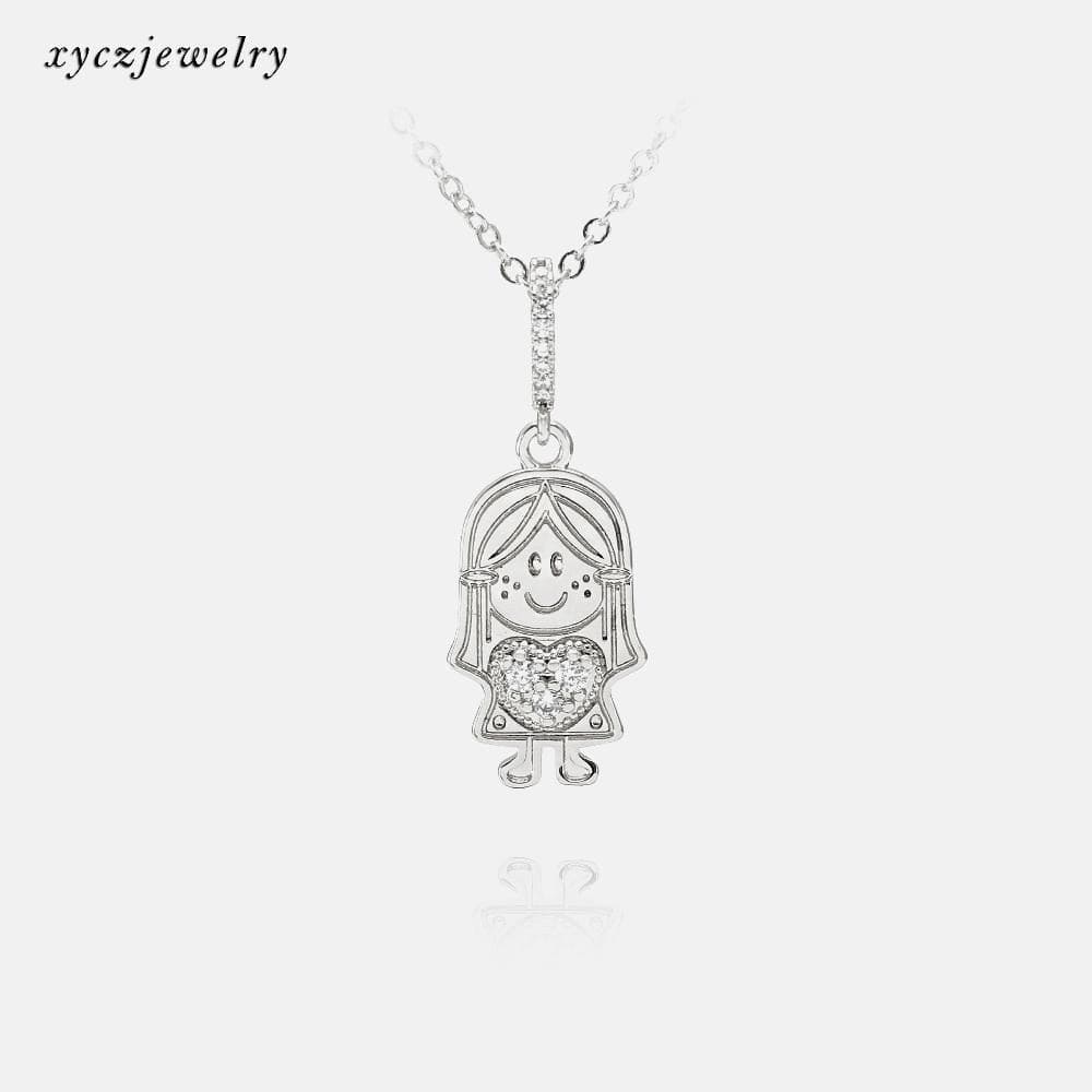 Colar corrente + pingente menino/ menina XYP101778 VENDIDO SEPARADAMENTE