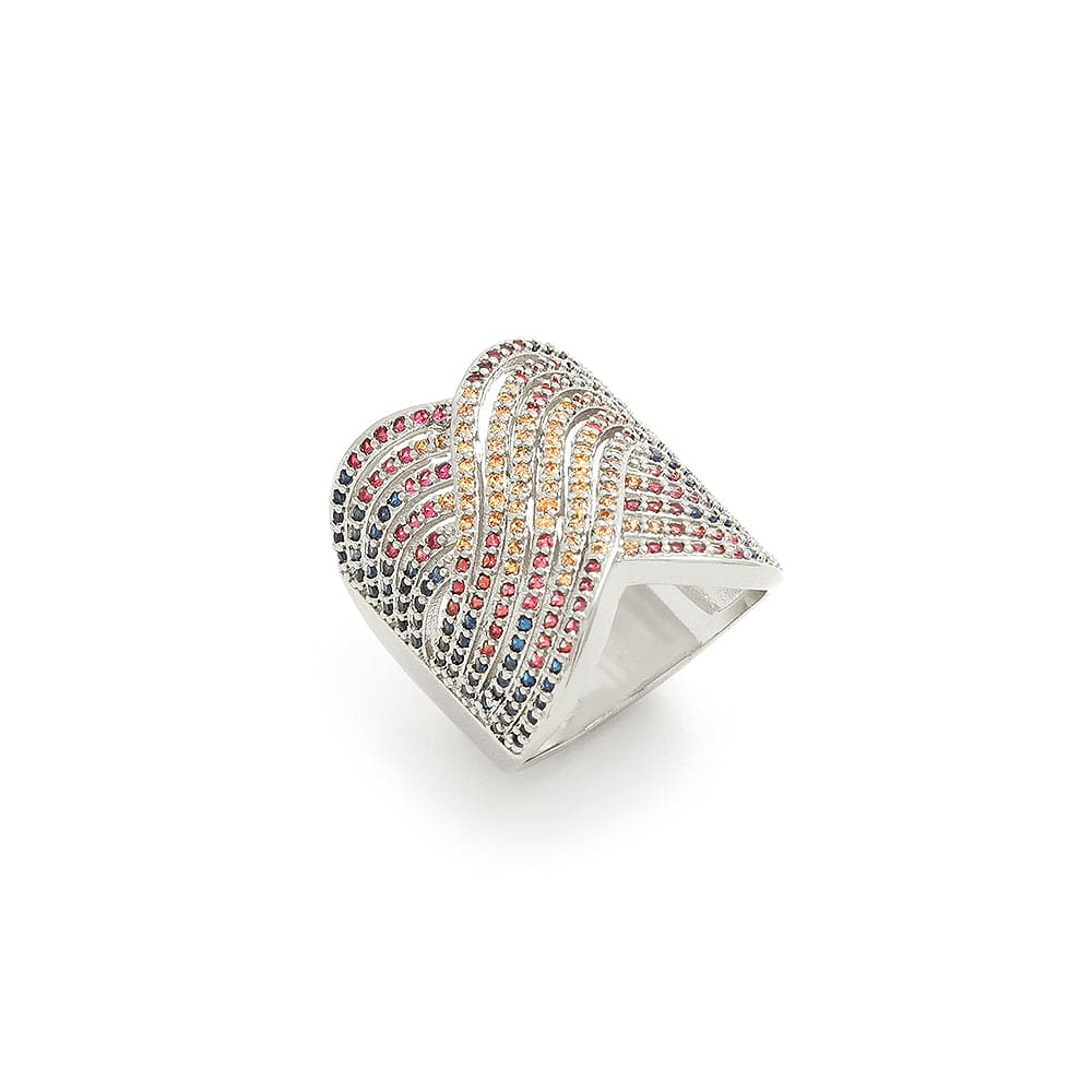 Anel Linhas Trançadas XYS100435 ring