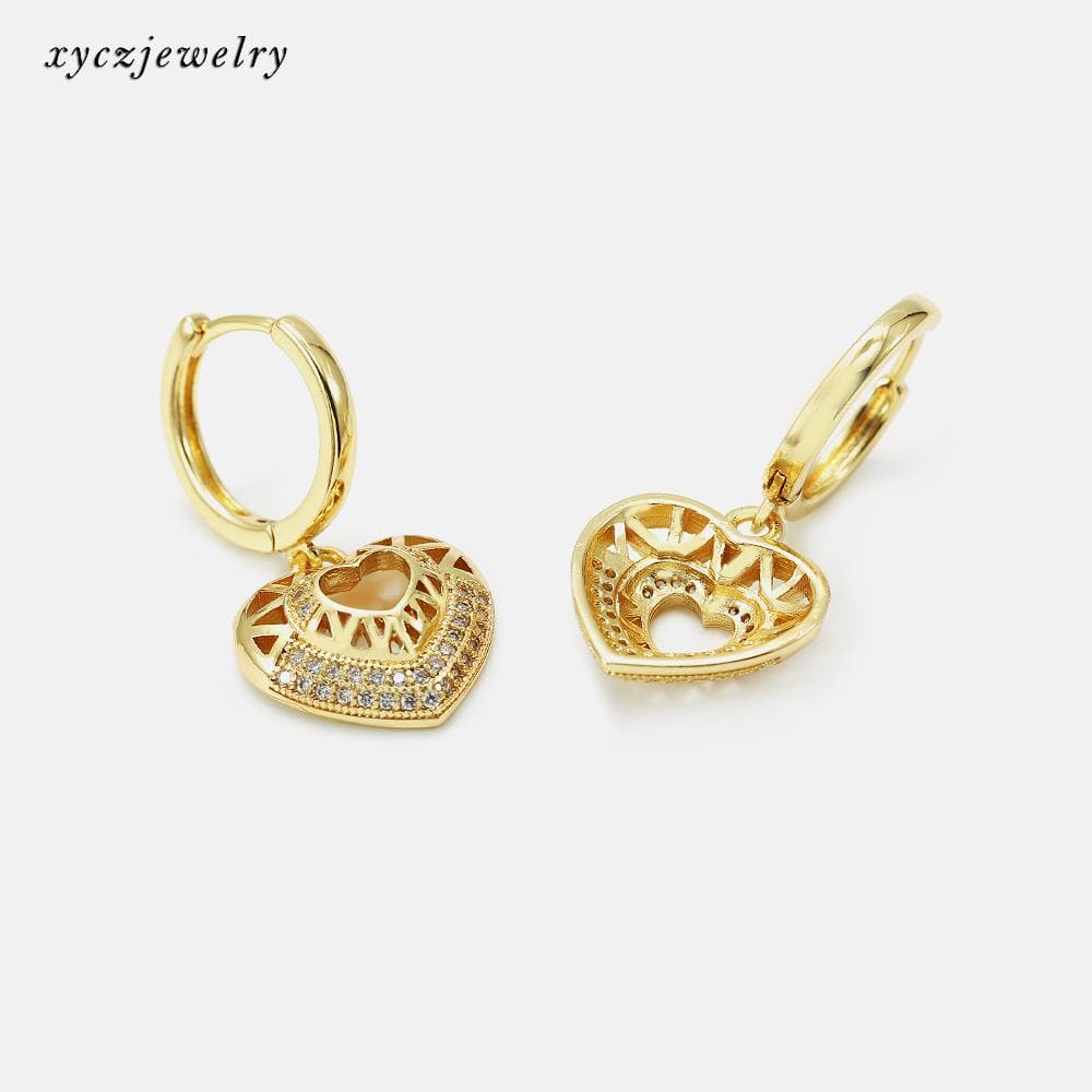 Brincos Coração XYS100975 VENDIDO SEPARADAMENTE