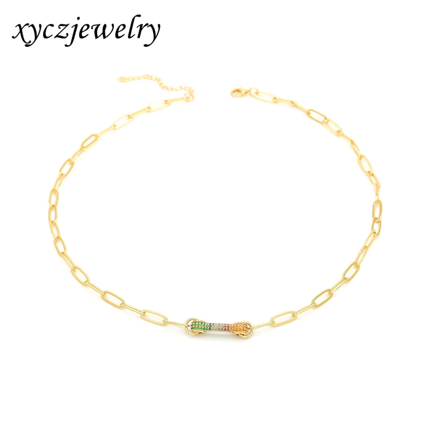 Colar Trava Colorida XYN101081 necklace
