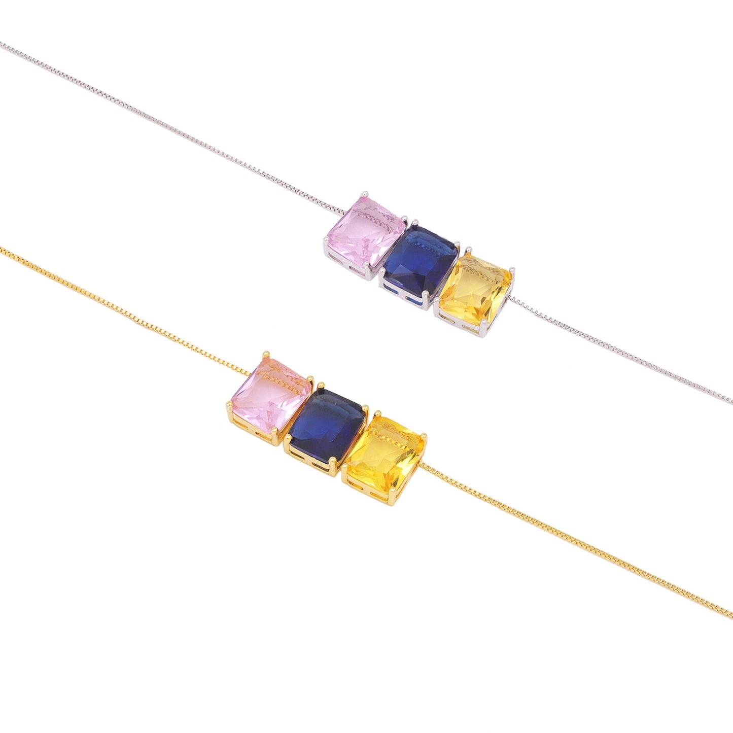 Coalr 3 Pedas Carrês XYN101147 necklace