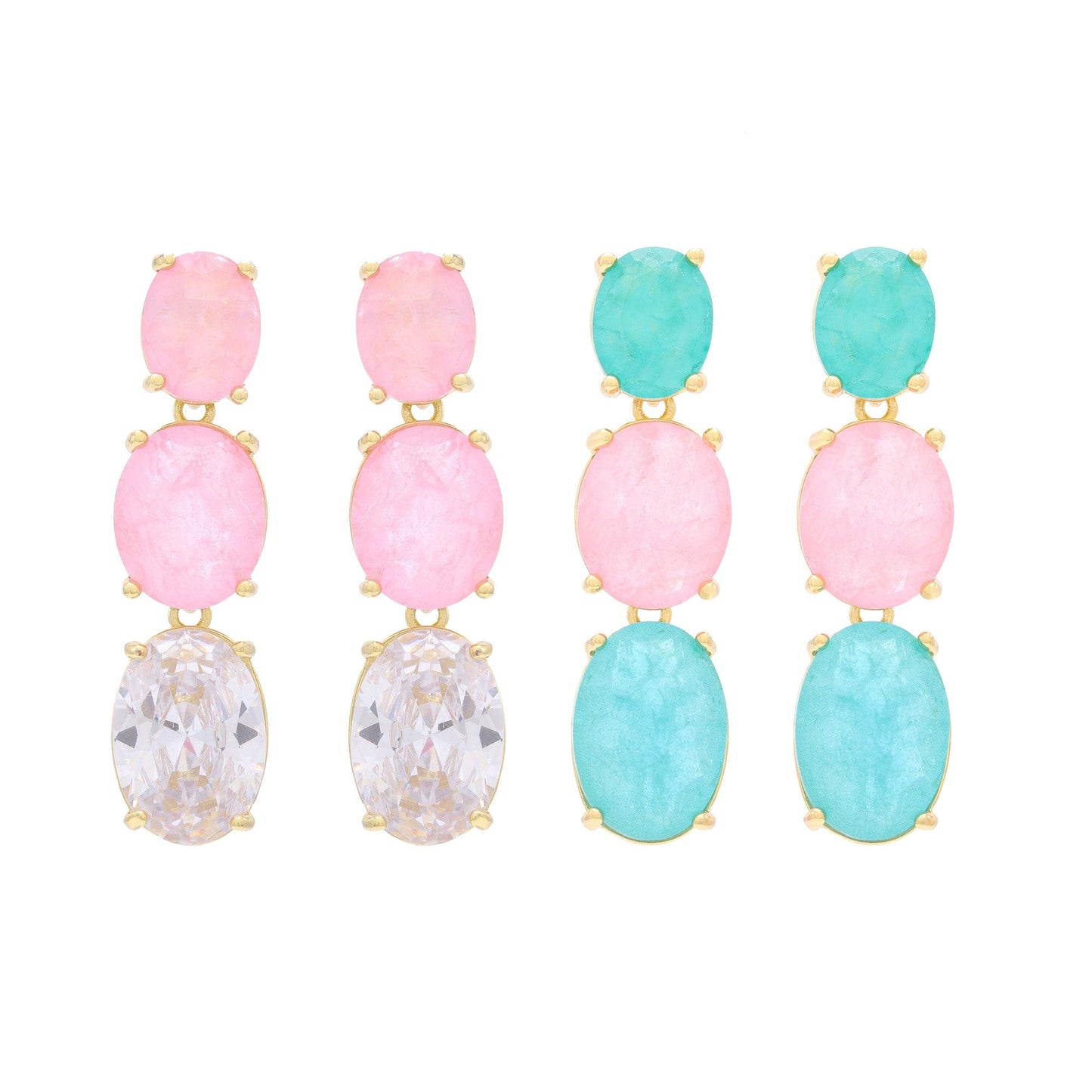Brinco Fusion Cascata Mixx de Cores XYE104383 earrings