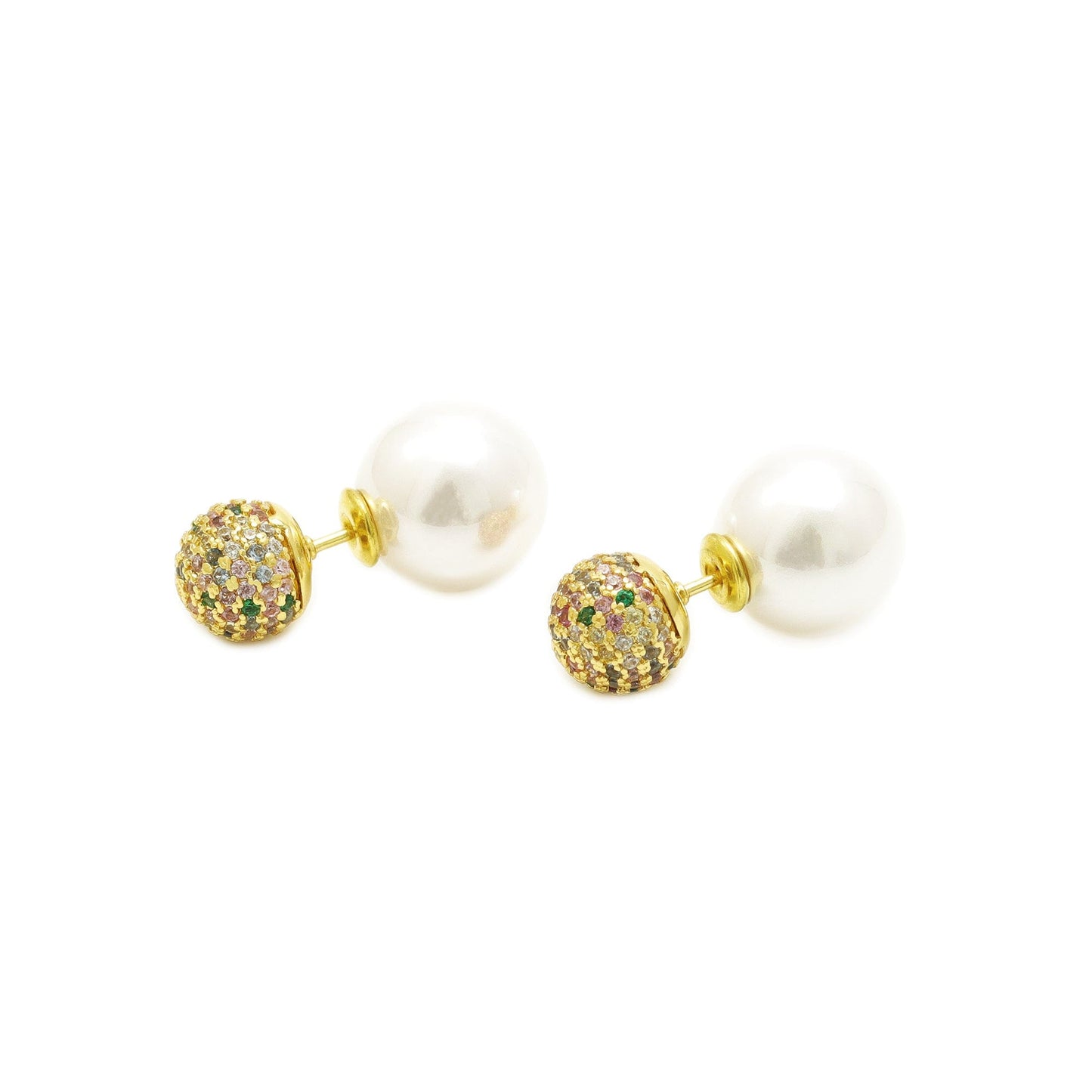 Brinco Esfera e Perola Absoluta XYE104394