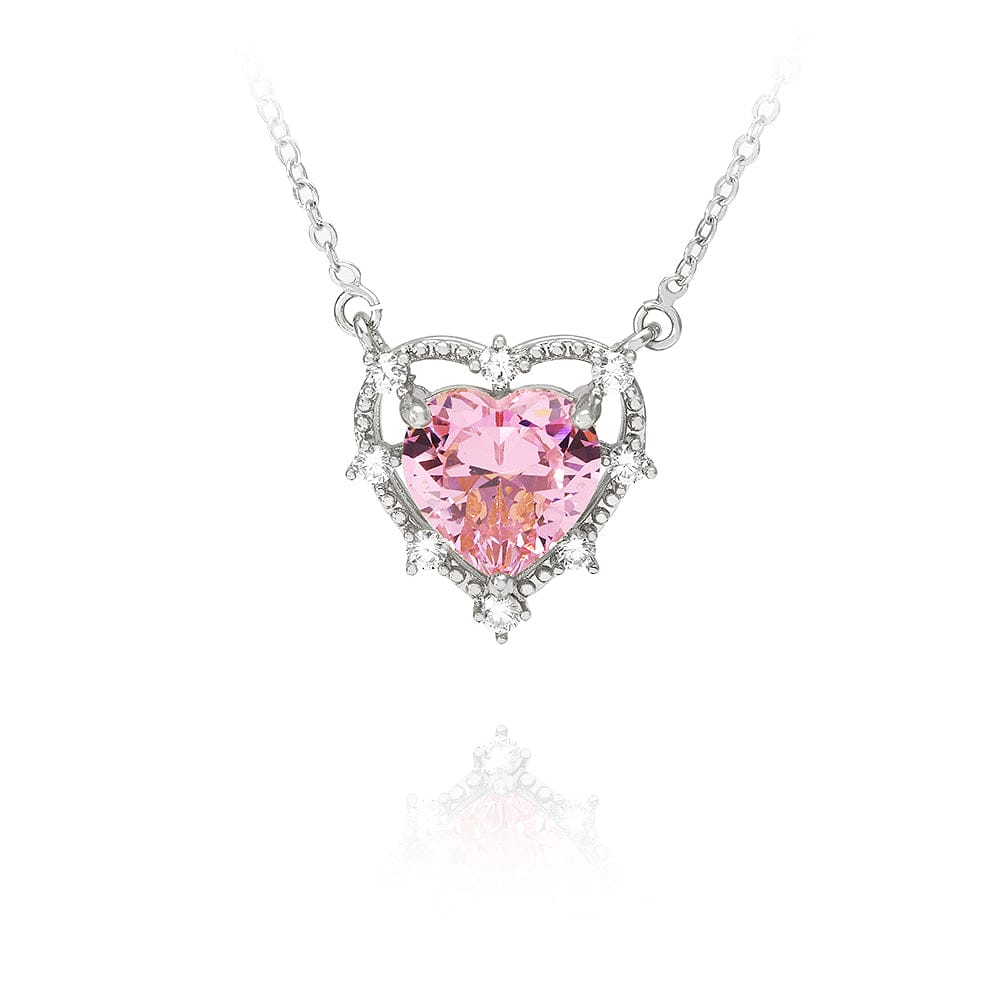 Colar Coração Brilhante XYN100860