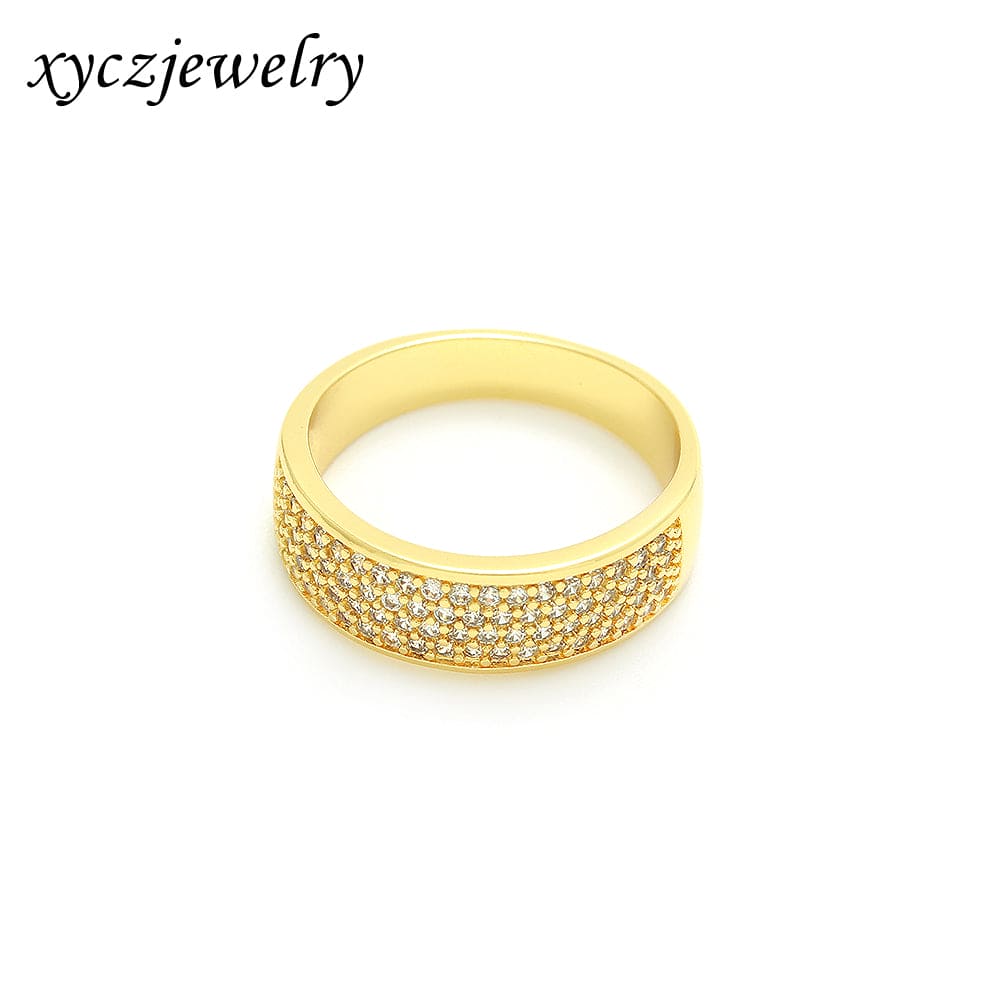 Anel Meia Aliança Luxo Larga XYS100497-2