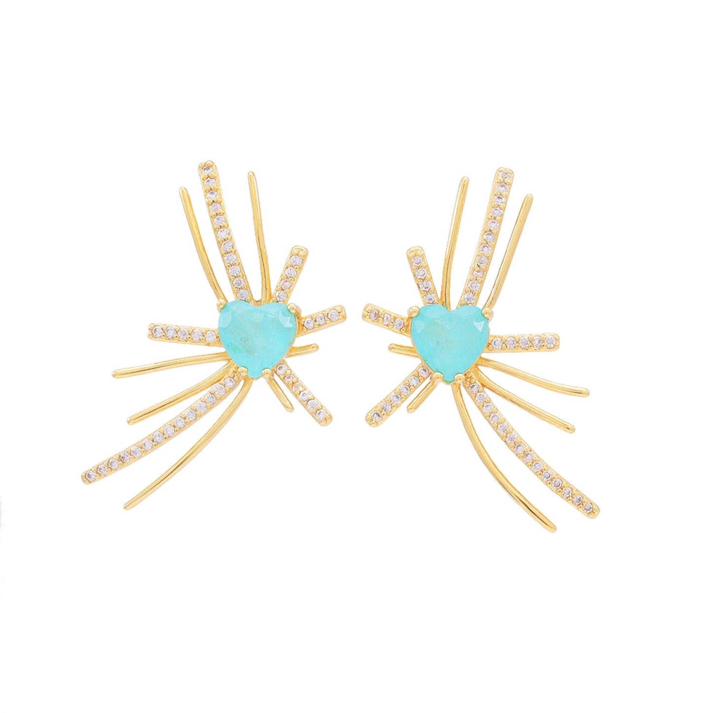 Brinco Coração Raio XYE104577 earring