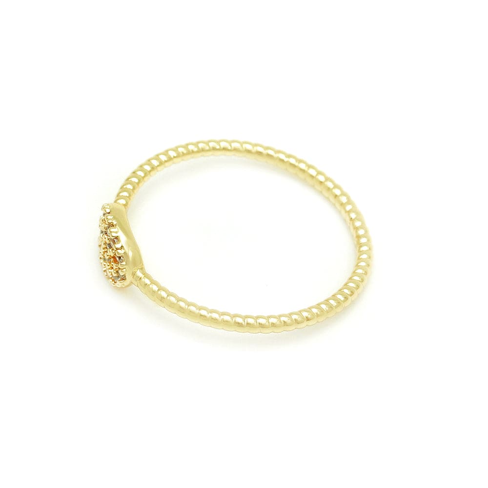 Anel Oval Cravejado XYR103369-1 戒指