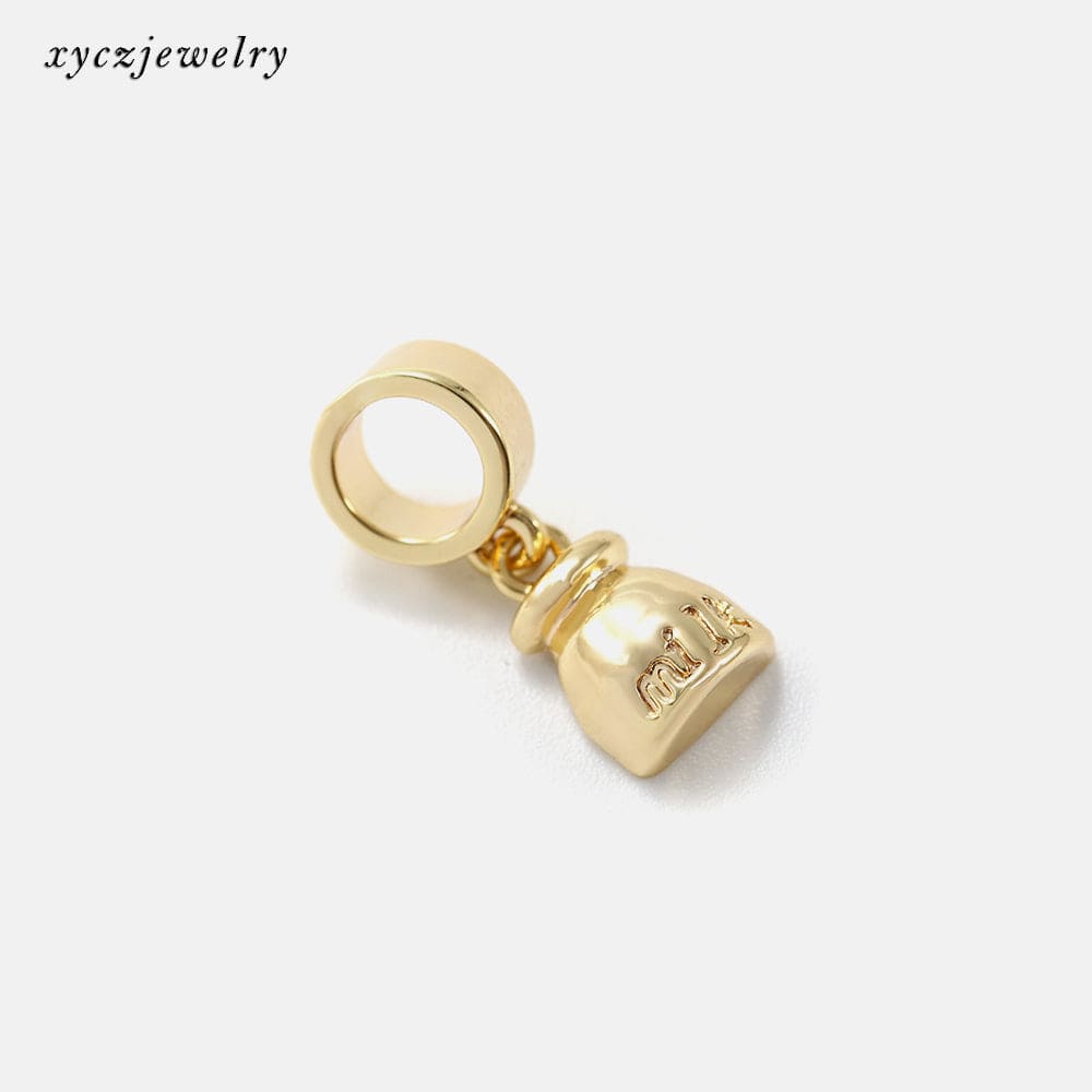 Berloque /Pingente Litro De Leite XYPJ100365 DIY配件 VENDIDO SEPARADAMENTE