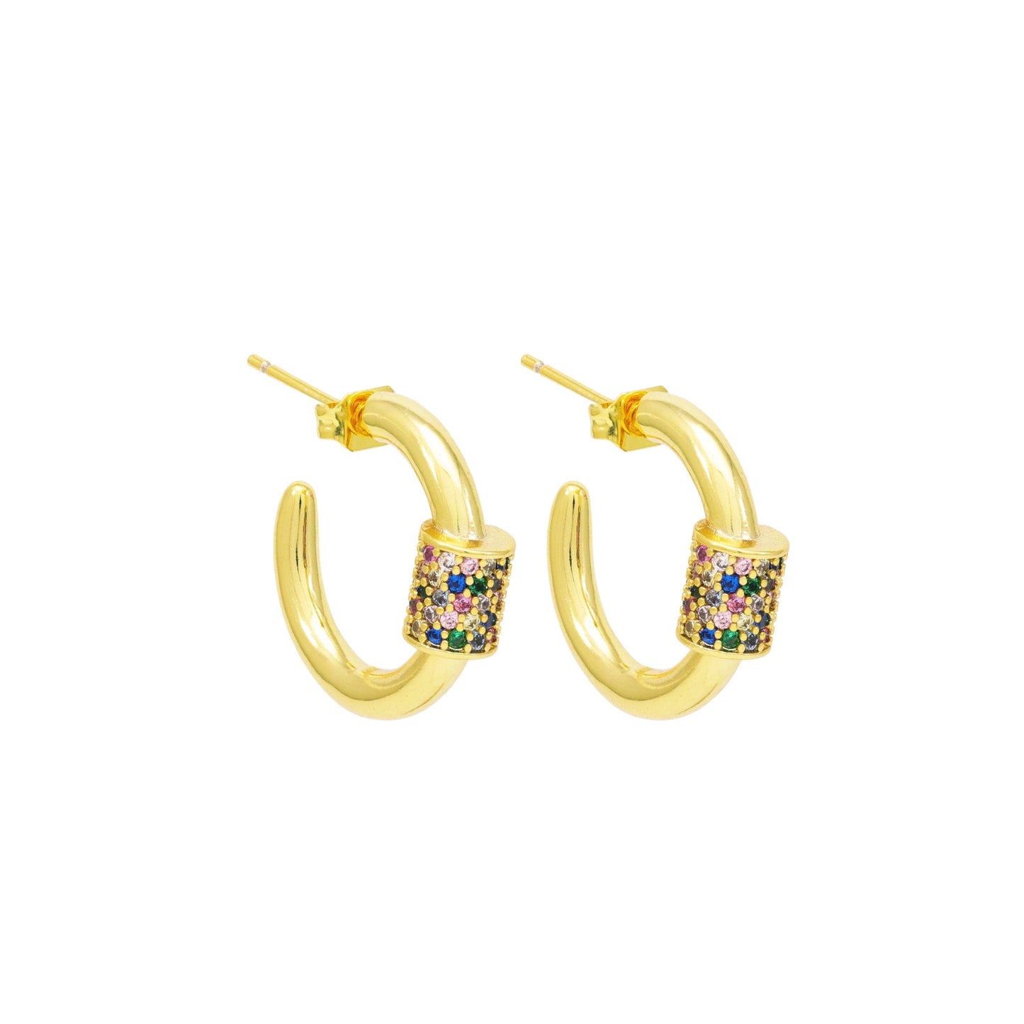 DESC-Meia Argola Colors XYE104586 earring