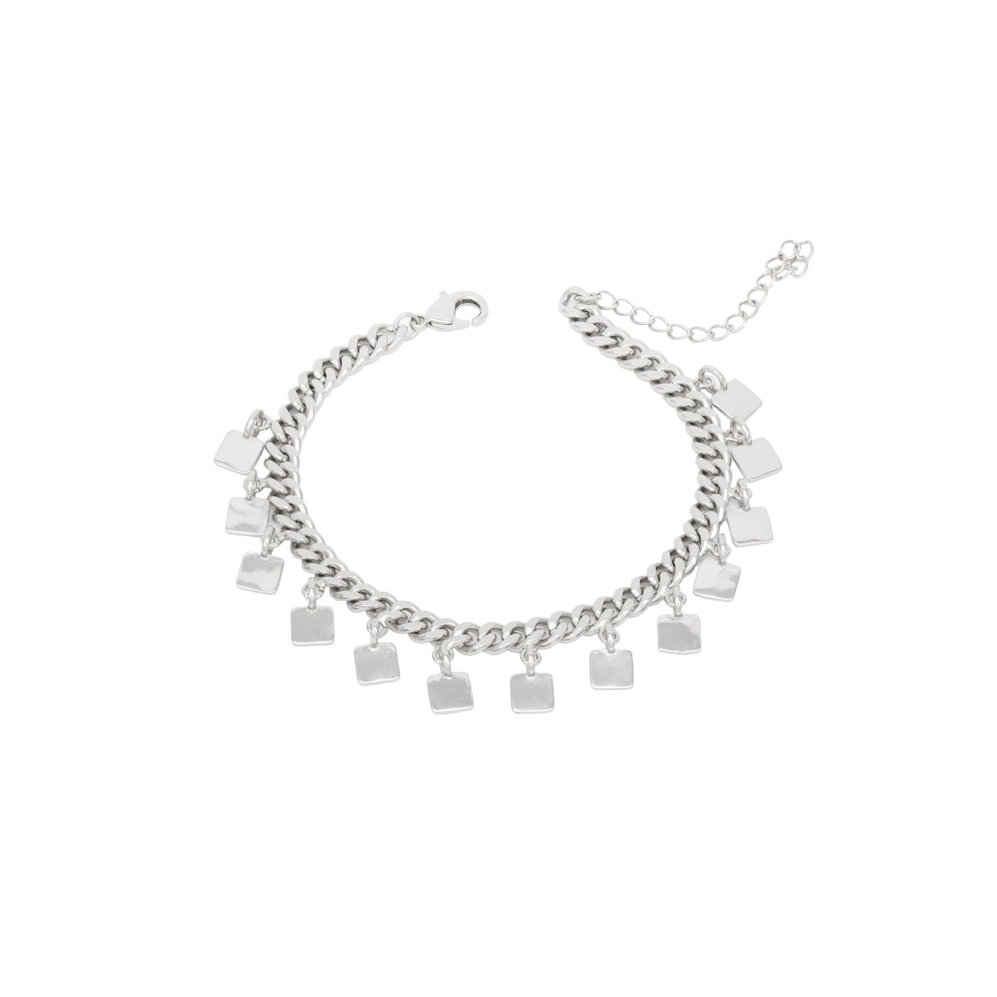 Pulseira Grumet Pingetes Quadrados Llisos XYS101149