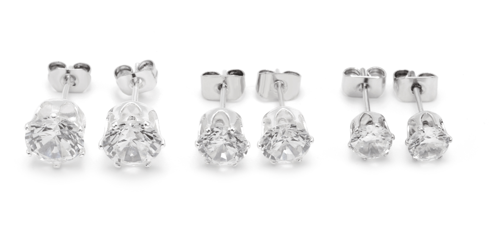 Brinco ponto de luz solitario XYE101309 earring 机压款式