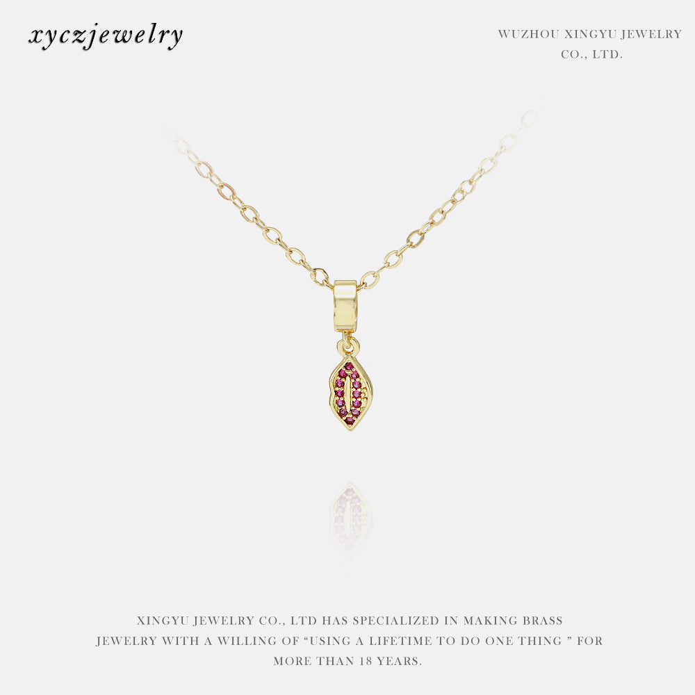 Berloque/Pingente Boca XYPJ100367 DIY 配件 VENDIDO SEPARADAMENTE