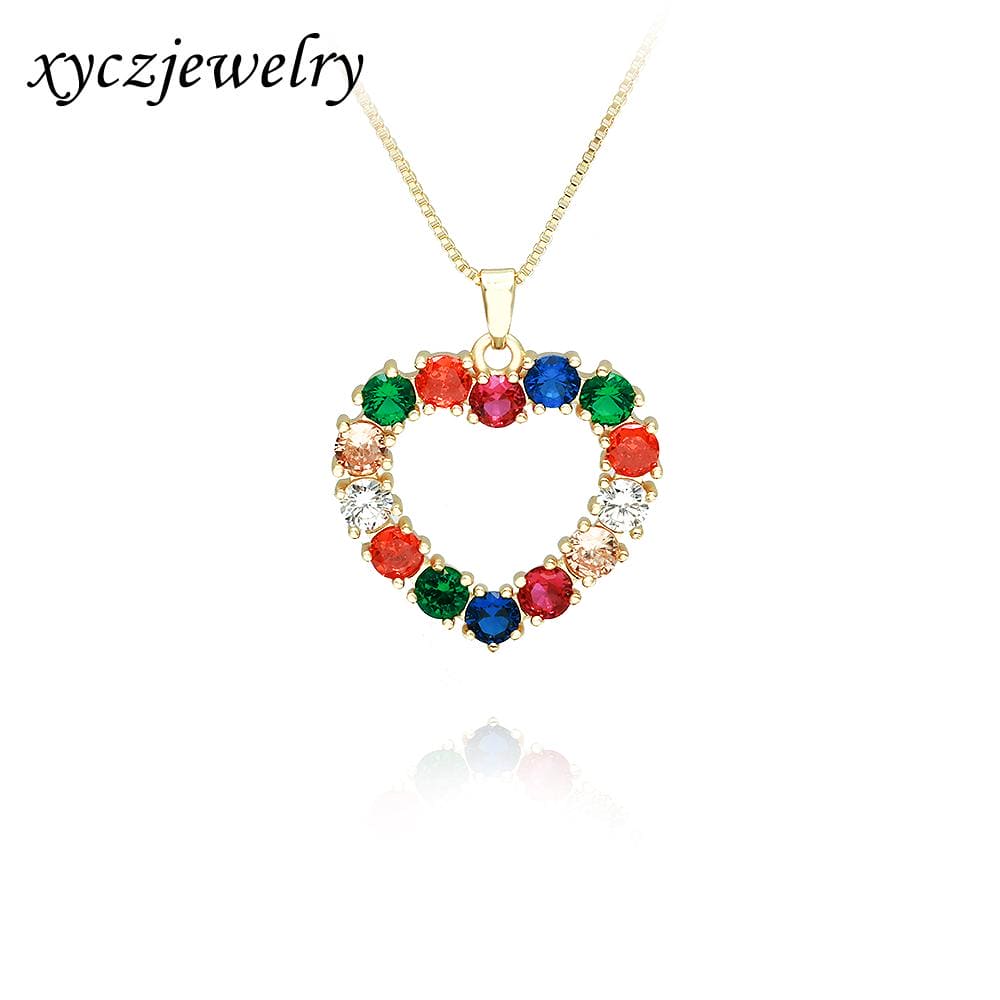 Colar Coração Guirlanda XYN100878