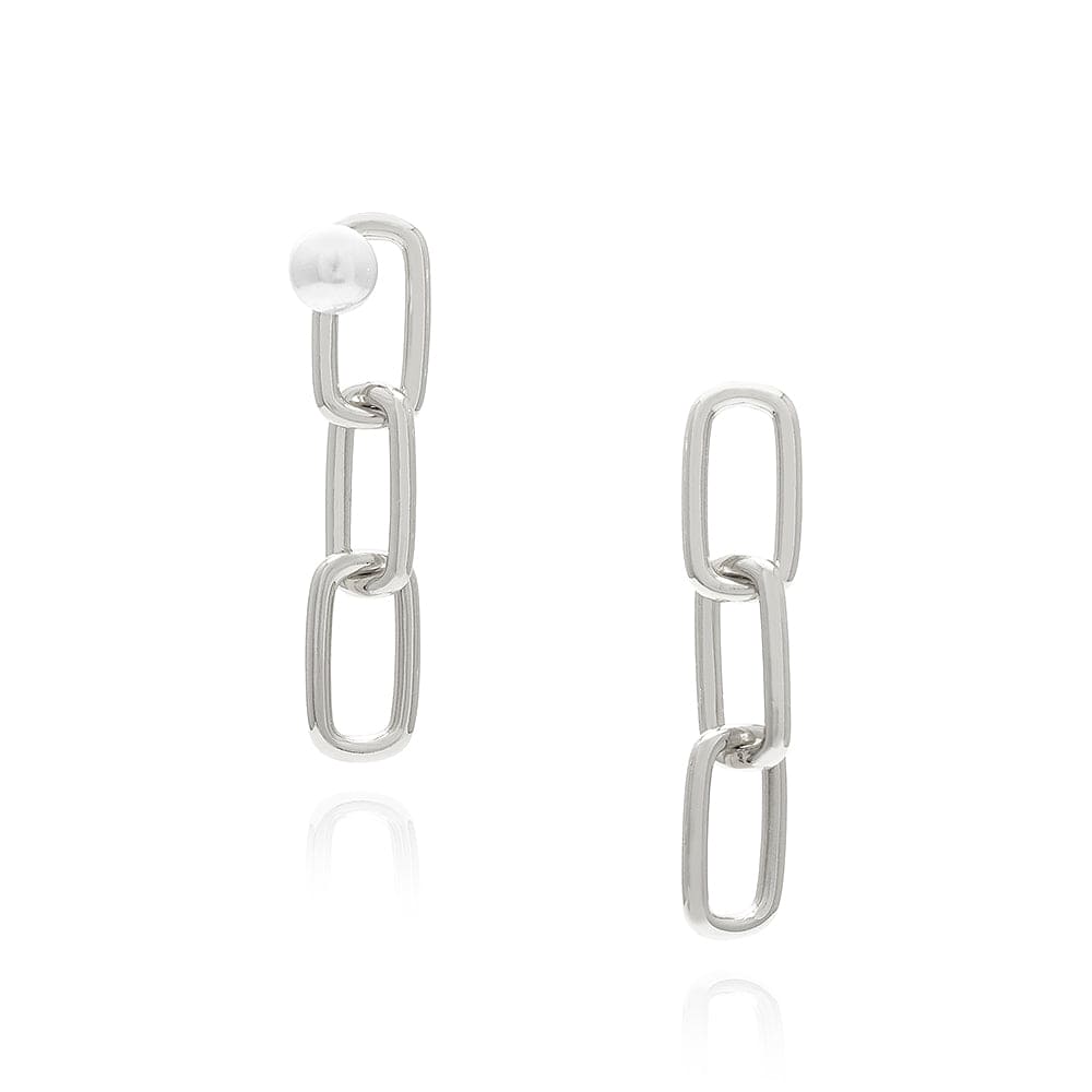 Brinco Elos e Perola Shell XYE104220-2