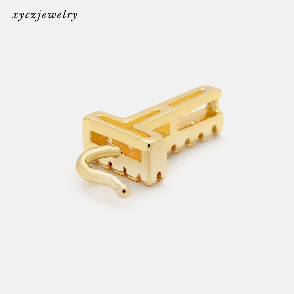 DIY Pingente letra inicial cravejado XYPJ100459 VENDIDO SEPARADAMENTE