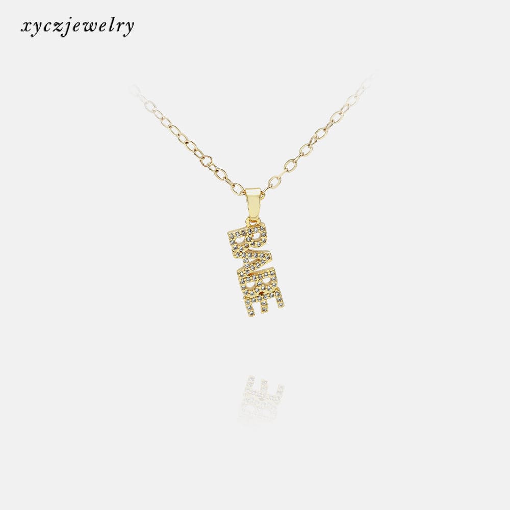 Berloque/Pingente BABE Cravejado XYPJ100361